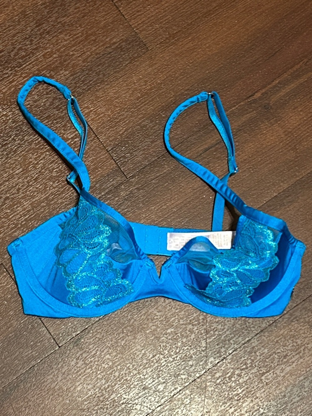 Savage X Fenty Bra 32B Bra Metallic Rhianna